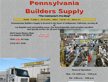 Tablet Screenshot of pennbuilders.com